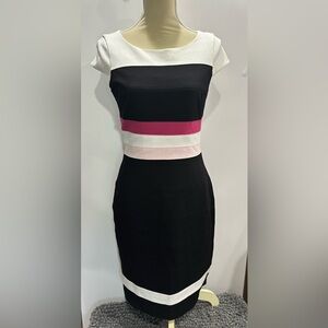 White House Black Market 6 Bandage BodyCon Sexy Dress Pageant Work Pink Stretchy